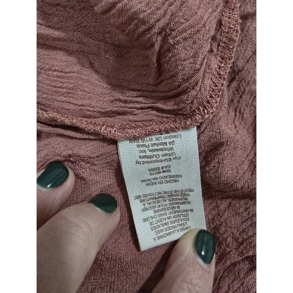 Free People Embroidered Fable Midi Dress Raspberry Pink Mauve Festival Sz Small - Picture 7 of 9